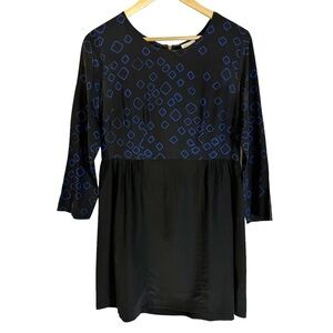 Yellow is Gold by Sunshine & Shadow Silk Black Babydoll Dress